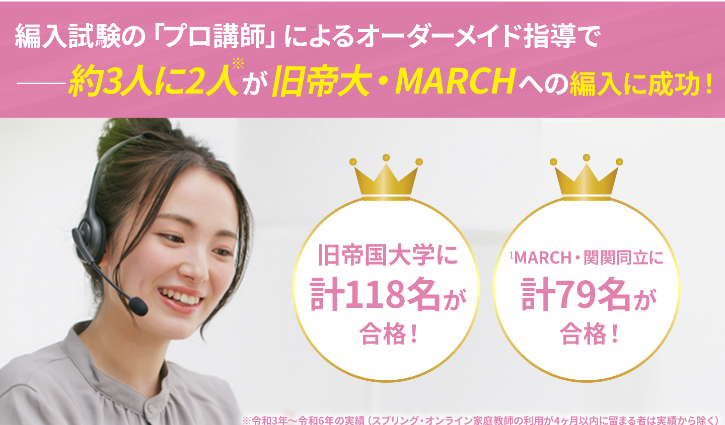 大学編入オンライン個別指導スプリングのメイン画像